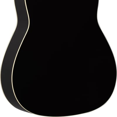 Yamaha FG-TA Transacoustic Acoustic-Electric Guitar, Black image 3