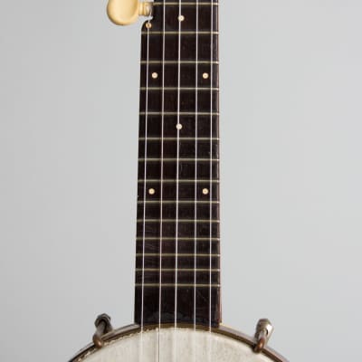 Benary  Piccolo Banjo,  c. 1895, black gig bag case. image 8