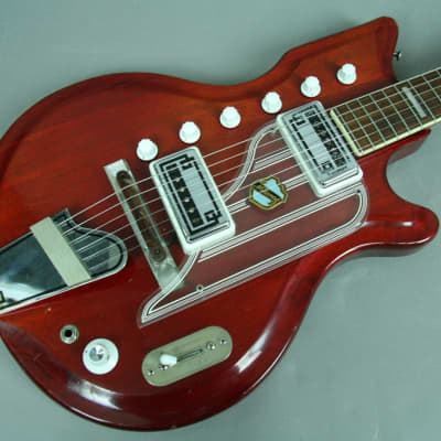 1962 National Westwood 77 Vintage Original Electric Guitar Red image 6