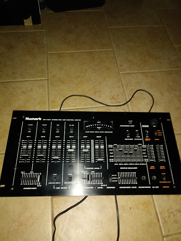 Numark Dm 1700t dj mixer 80s Black | Reverb