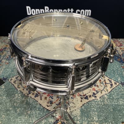 Yamaha 14x5" Steel Shell Snare Drum, No Badge 1980s - Chrome image 16