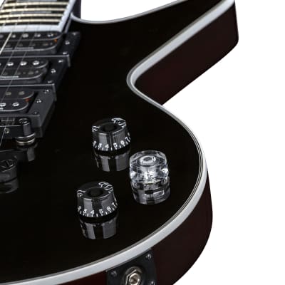 Dean Cadi Select 3 Pickup Electric Guitar, Classic Black, Light Weight Case Bundle image 5