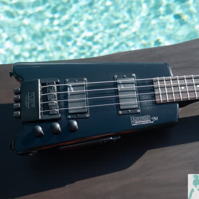 1987 Hohner B2 Electric Bass - Black - Licensed By