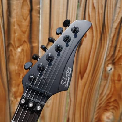 Schecter DIAMOND SERIES Jake Pitts E-1 FR S - Satin Black Open Pore - 6-String Electric Guitar (2023) image 7