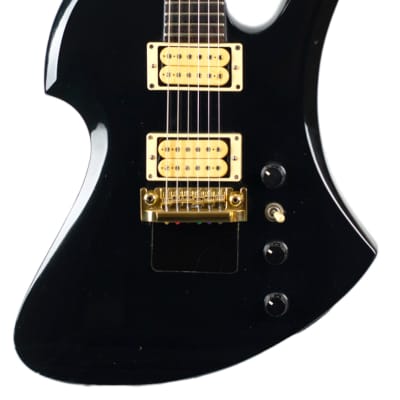 1980s B.C. Rich NJ Series Mockingbird Made in Nagoya Japan Black