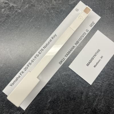 ORIGINAL Yamaha/Korg Replacement G Key (NB107570) for Yamaha DX7/DX5/DX9, SY77/SY85/SY99, Korg M1, Wavestation, Z1, etc