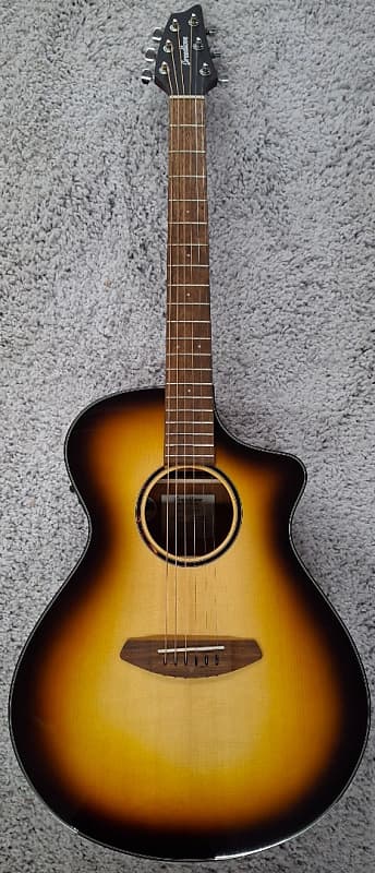 Breedlove ECO Discovery Concert S Concert CE Acoustic Electric Guitar, Edgeburst image 1
