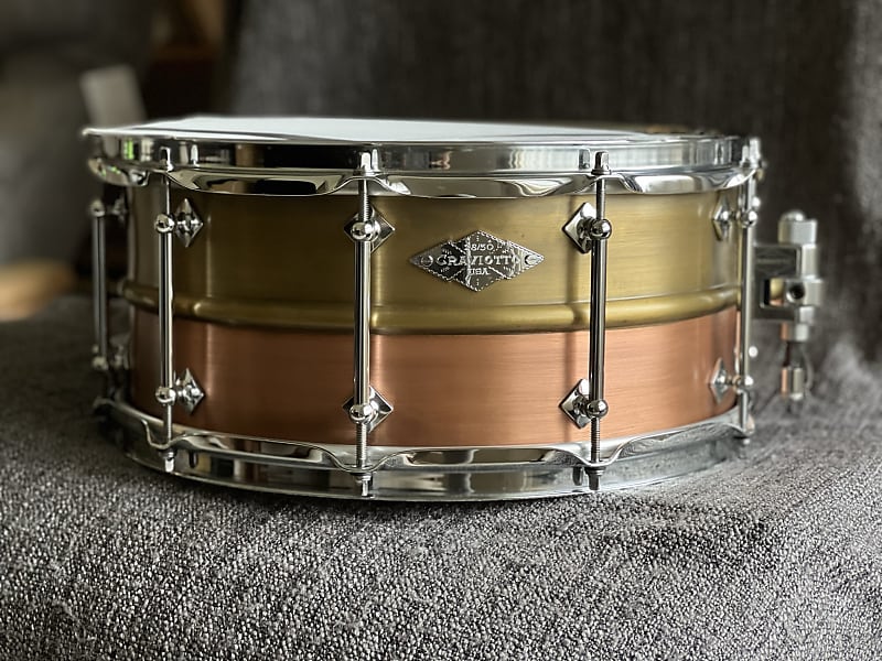 Craviotto AK Masters Metal hybrid snare drum 14"x6.5 image 1