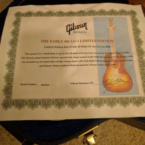Gibson Montana LG-1 Early 60's Limited Edition (rare) image 3
