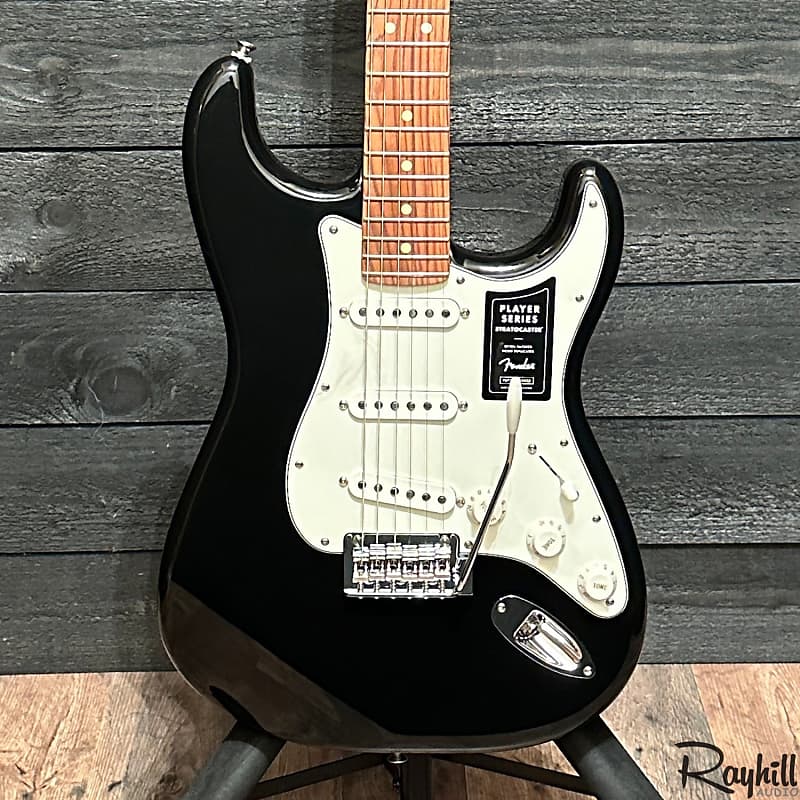 Fender Player Series Stratocaster MIM Electric Guitar Black image 1