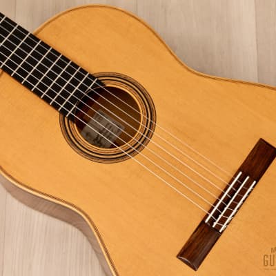 2008 Pepe Romero Jr. Classical Guitar, Spruce + Brazilian Rosewood w/ Case image 7