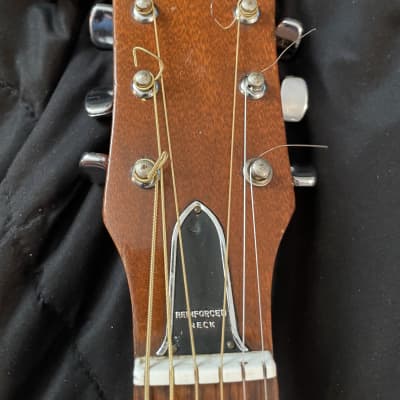 1970’s Made in Japan Prairie Hummingbird style acoustic guitar  - Natural wood image 12
