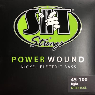 S.I.T. Strings Power Wound Nickel Bass Light 45-100 NR45100L image 1