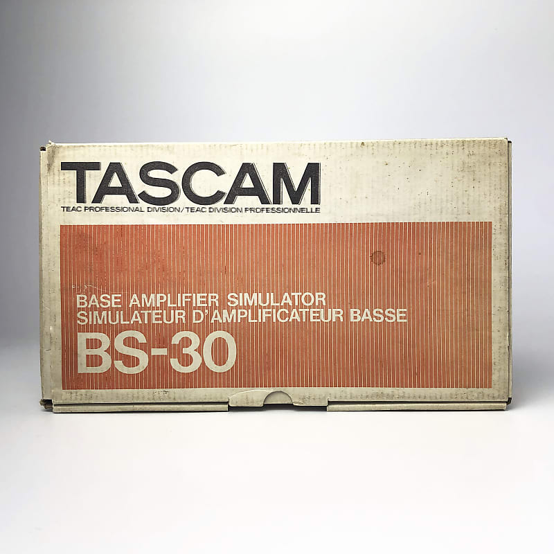 ベース TASCAM BS-30 BASS AMP SIMULATOR TASCAM BS-30 Analog Bass Amp Simulator | Reverb