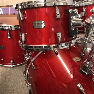 Yamaha  Absolute Hybrid Maple Red Drum Set in Red Autumn Gloss 22/16/12/10 image 5