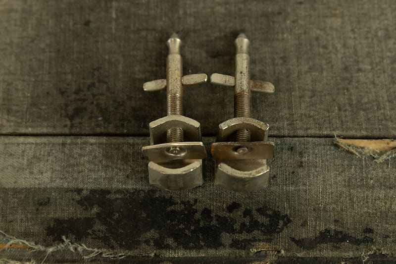 Vintage Ludwig & Ludwig ClampOn Bass Drum Spurs Reverb UK