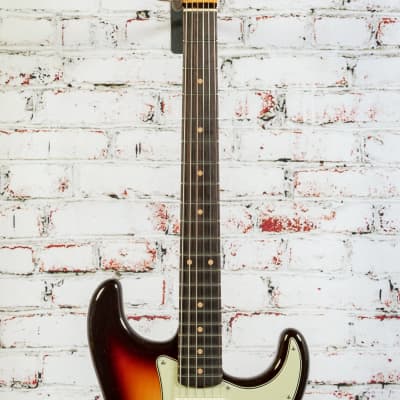 Fender - NOS Vintage Custom 1959 - Stratocaster® Electric Guitar - Rosewood Fingerboard - Chocolate 3-Color Sunburst - w/ Deluxe Hardshell Case - x0560 image 4