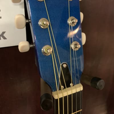 Johnson JG-100-SPL Student Acoustic Guitar 2010s - Blue image 4