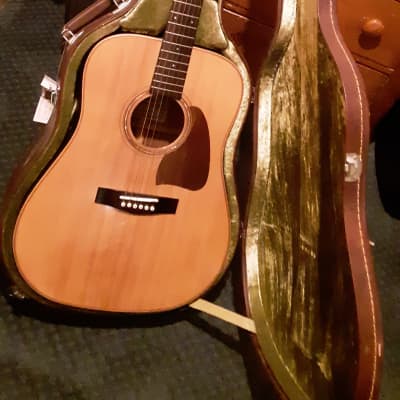 Ibanez AW100 1985 Japan Acoustic guitar +OHSC +warranty card Natural Top for sale