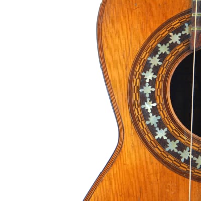 Juan Perfumo 1846 romantic guitar - fine classical guitar made in Cadiz - excellent sound + video image 3