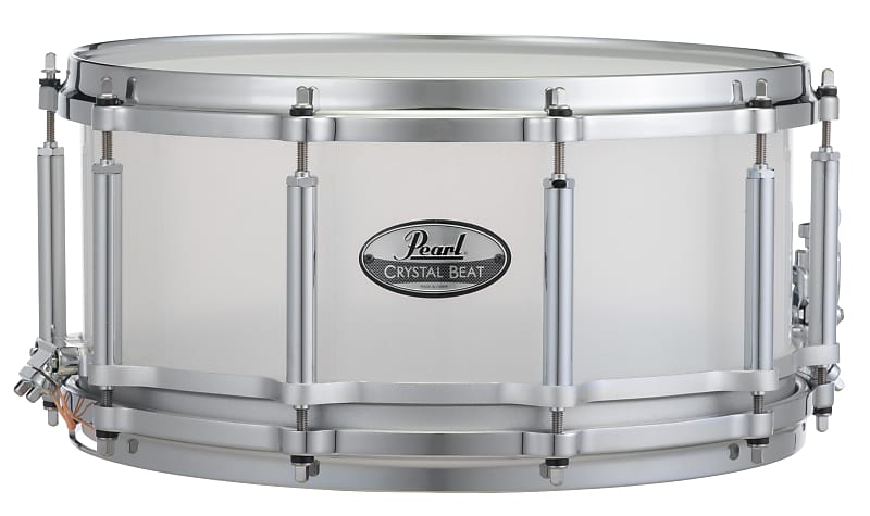 Pearl Crystal Beat 14"x5" Free Floating Snare Drum FROSTED CRB1450/C733 image 1