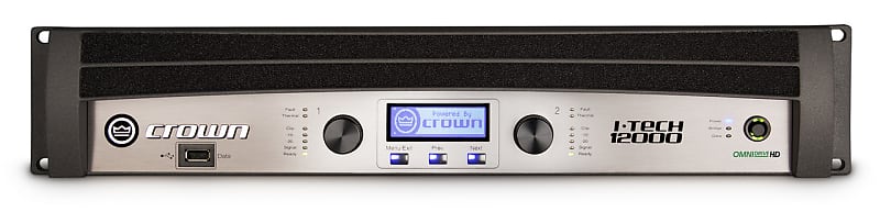 Crown I-Tech 12000HD 2-Channel, 4500 Watts at 4-Ohms Professional Power Amplifier image 1