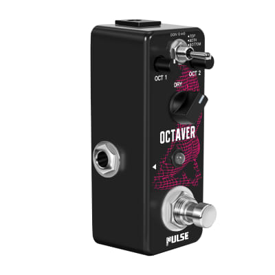 Pulse Octaver PT-36 3 Mode Digital Octave Micro Guitar Effect Pedal True Bypass image 5