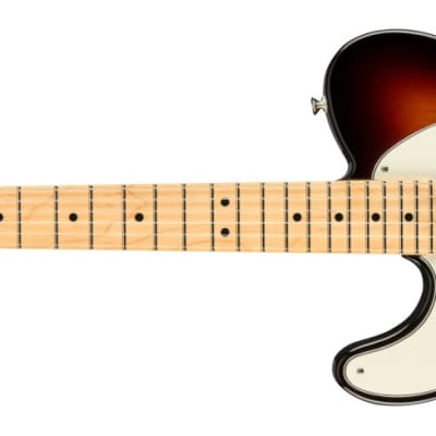 Fender Player Telecaster Left-Handed Electric Guitar, Maple FB, 3-Color Sunburst image 2