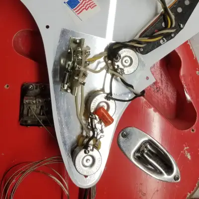 Custom Fender USA Stratocaster  Fiesta Red Nitro Heavy Relic by MJT Eric Johnson Pups image 9