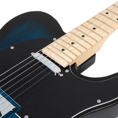 GTL Beginner Electric Guitar SS Pickup Blue image 12