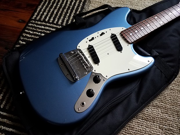Fender Japan Mustang MG69 OLB MIJ - Old Lake Placid Blue - Excellent