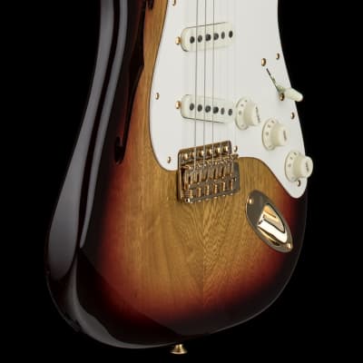 Fender Custom Shop Artisan Korina Stratocaster - Chocolate 3-Color Sunburst #72460 image 6