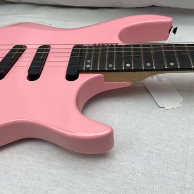 Kiesel Osiris Headless 6-string SSS Guitar with Gig Bag 2021 - Pink image 6