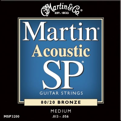 Martin MSP3200 SP 80/20 Bronze Acoustic Strings, Medium image 1