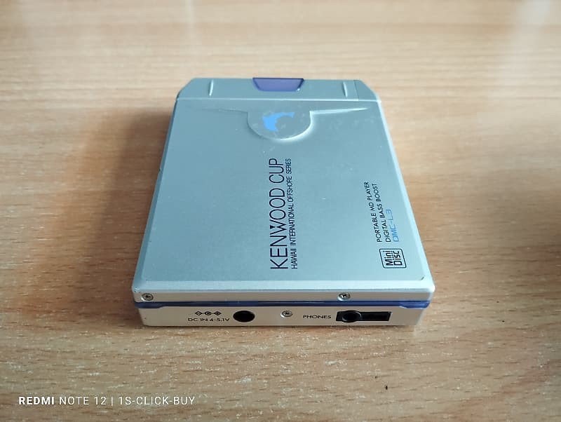 Kenwood Walkman Portable mini disc Player DMC L3 silver Confirmed Operation