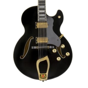 Hagstrom HJ500 Vintage Series Jazz Hollow Body Black | Reverb