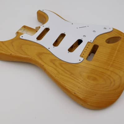 4lbs 2oz BloomDoom Nitro Lacquer Aged Relic Natural S-Style Vintage Custom Guitar Body image 5