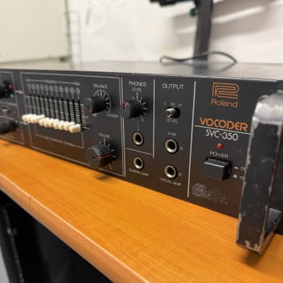 Roland SVC-350 Vocoder Plus Rackmount Analog Vocoder 1979 - 1986 - Black