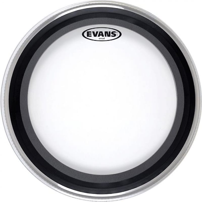 Evans 20" Emad Batter Drumhead Clear image 1