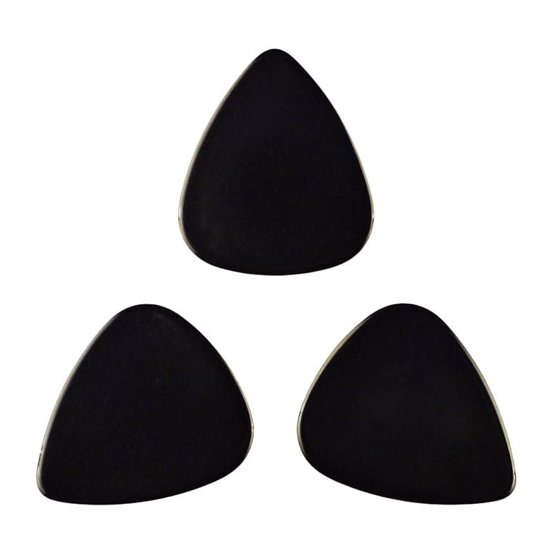 Celluloid Black Guitar Or Bass Pick - 0.96 mm Heavy Gauge