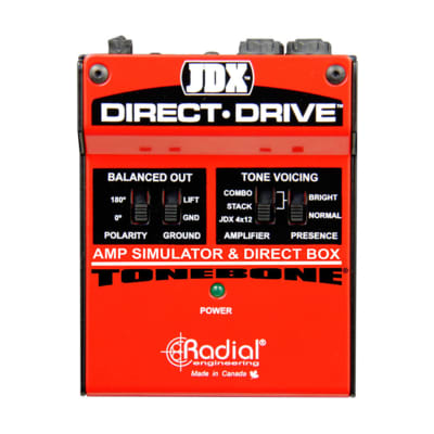 Radial JDX Direct-Drive Guitar Amp Simulator & Active DI Direct Box PROAUDIOSTAR image 1