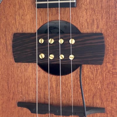Krivo Mandobucker pickup for mandolin, octave mandolin, tenor guitar, bouzouki: Wenge ebony wood image 2