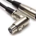 Hosa XFF-115 Right Angle XLR M to F 15 Foot Mic Cable