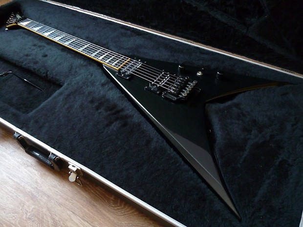 Grover Jackson King V Custom 1992 Metallic Black | Reverb