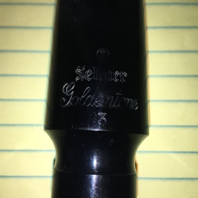 Selmer goldentone 3 alto sax mouthpiece hot sale