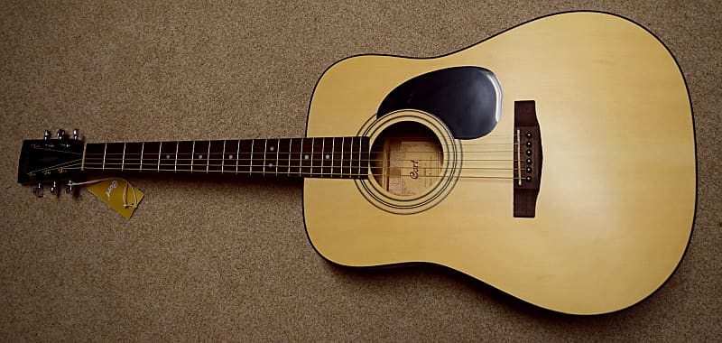 Cort AD810E OP Standard Series Spruce/Mahogany Dreadnought with Electronics 2010s - Open Pore Natural image 1