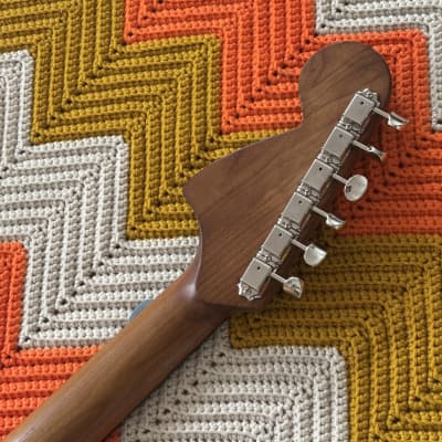 Magnetic Heaven- Nashville Mustang! - 7/8 Scale Nashville Telecaster with Mustang Neck! - Floral Print! - image 11