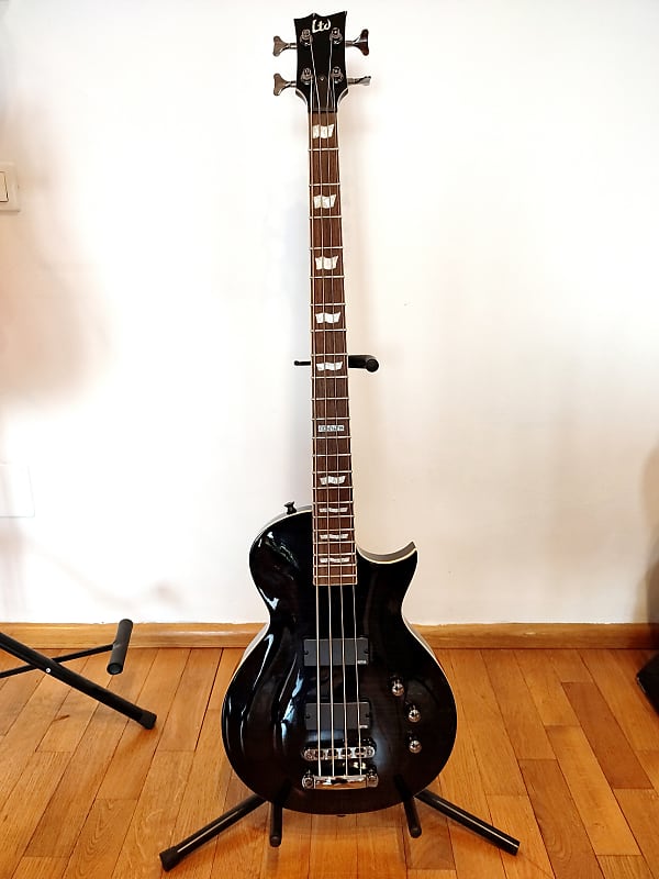 Les Paul Bass ESP LTD EMG Active EC-414 Eclipse See Thru Les Paul Bass ESP LTD EMG Active EC-414 Eclipse See Thru