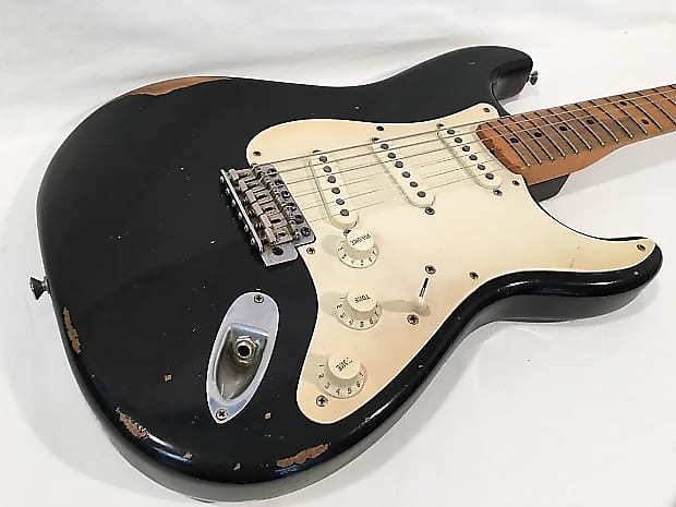 Relic Fender TimeWarp 56 Reissue Blackie Stratocaster USA Pure Vintage '56 Pickups image 1