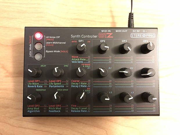 Stereoping 81Z Midi Controller for Yamaha TX81Z